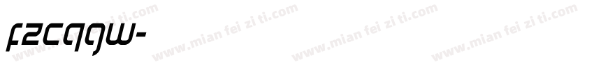 fzcqgw字体转换