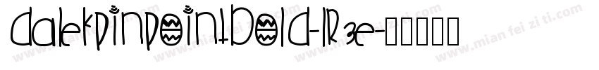 DalekPinpointBold-lr3e字体转换