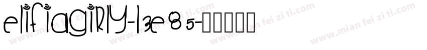 ElifiaGirly-L3E85字体转换