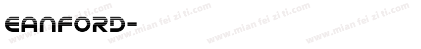 eanford字体转换