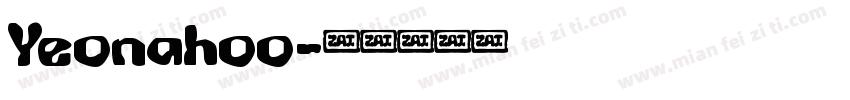 Yeonahoo字体转换