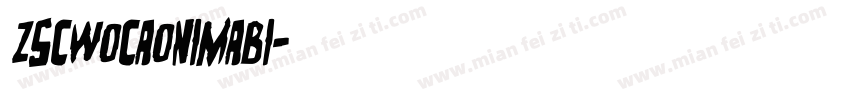 zscwocaonimabi字体转换