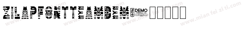 ZilapFontTeamDEM字体转换