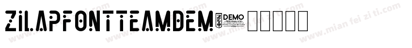 ZilapFontTeamDEM字体转换