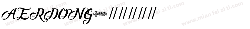 AERDONG字体转换