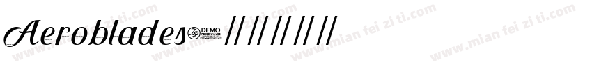 Aeroblades字体转换