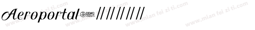 Aeroportal字体转换