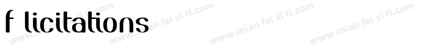 félicitations字体转换