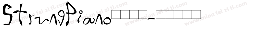 StrungPiano字体下载字体转换