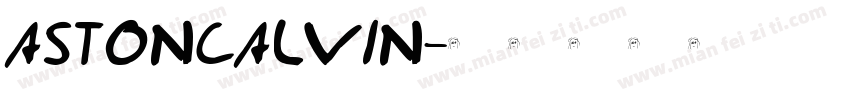 ASTONCALVIN字体转换