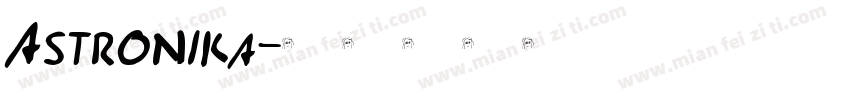 Astronika字体转换