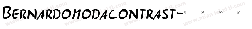 Bernardomodacontrast字体转换