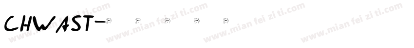 chwast字体转换