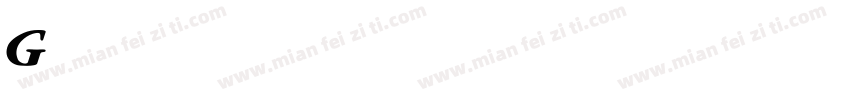 Garamond-Thin字体转换