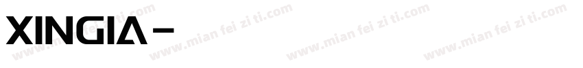 XINGIA字体转换