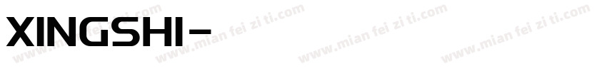 XINGSH1字体转换