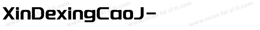 XinDexingCaoJ字体转换