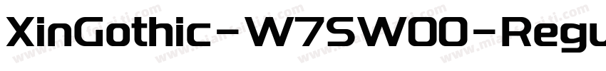 XinGothic-W7SW00-Regular字体转换