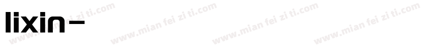 lixin字体转换