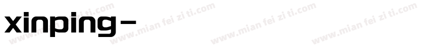 xinping字体转换