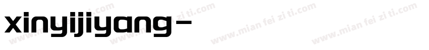 xinyijiyang字体转换