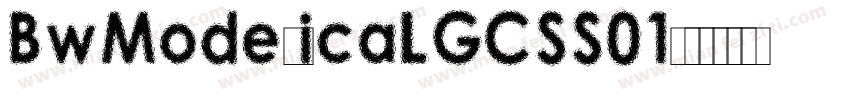 BwModelicaLGCSS01字体转换