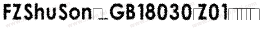 FZShuSong_GB18030-Z01字体转换