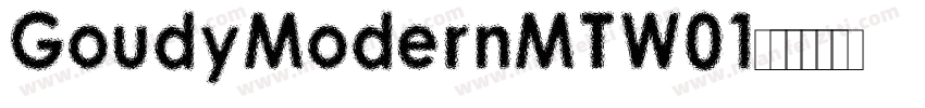 GoudyModernMTW01字体转换