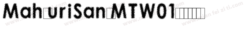 MahsuriSansMTW01字体转换