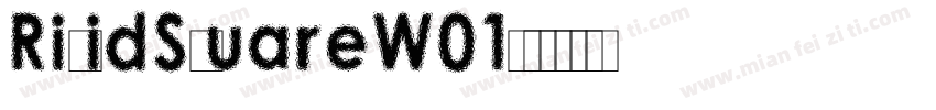 RigidSquareW01字体转换