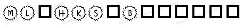 MLiHKS-Bold-粗体(Type1)(西方)字体转换
