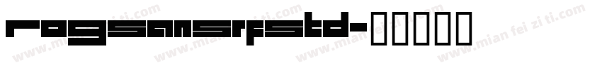 RoGSanSrfStd字体转换