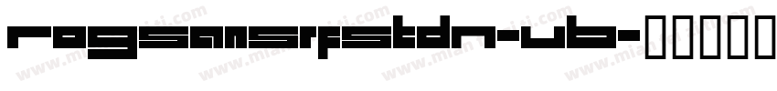 RoGSanSrfStdN-UB字体转换