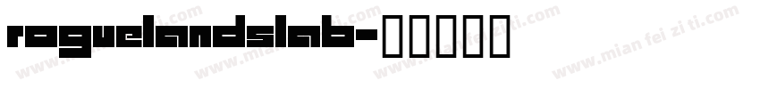 roguelandslab字体转换