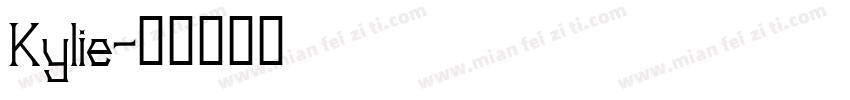 Kylie字体转换