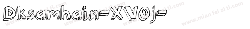 Dksamhain-XV0j字体转换