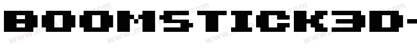 Boomstick3D-w7Px字体转换