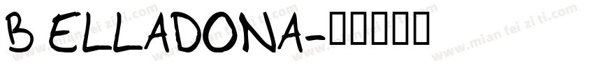 BELLADONA字体转换