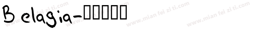 Belagia字体转换