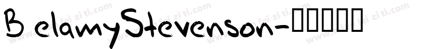 BelamyStevenson字体转换
