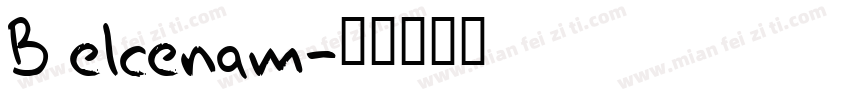 Belcenam字体转换