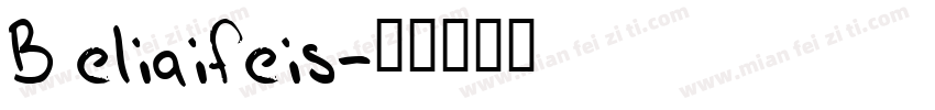 Beliaifeis字体转换