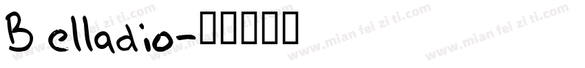 Belladio字体转换