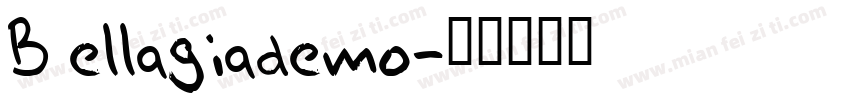 Bellagiademo字体转换