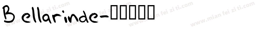 Bellarinde字体转换