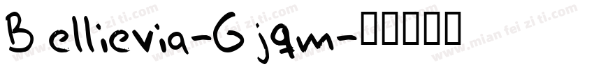 Bellievia-Gjqm字体转换