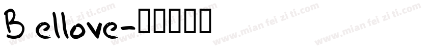 Bellove字体转换