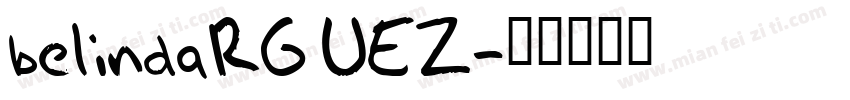 belindaRGUEZ字体转换