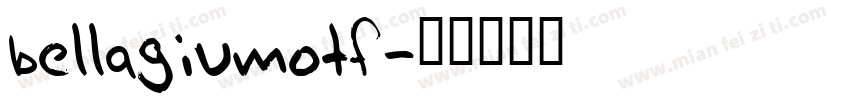 bellagiumotf字体转换
