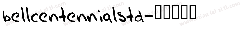 bellcentennialstd字体转换